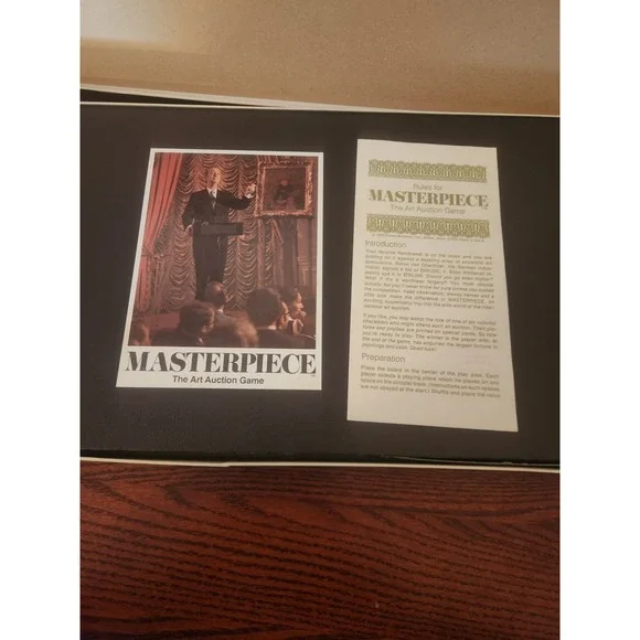 Masterpiece Art Auction Board Game Vintage 1970 Parker Brothers - Picture 6 of 9